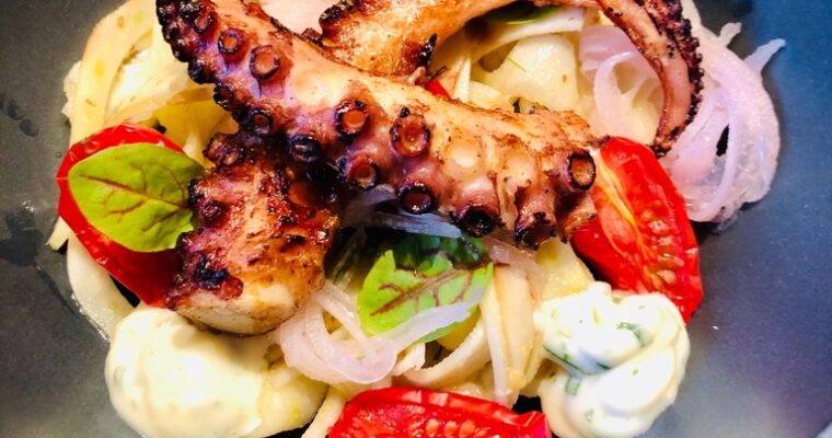 Fennel & Grilled Octopus Salad