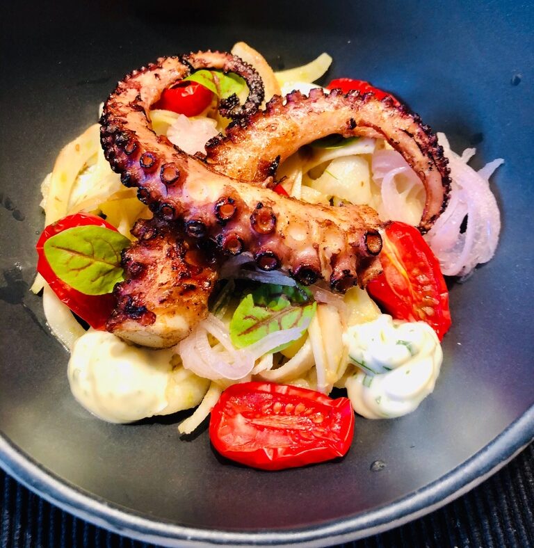 Fennel & Grilled Octopus Salad