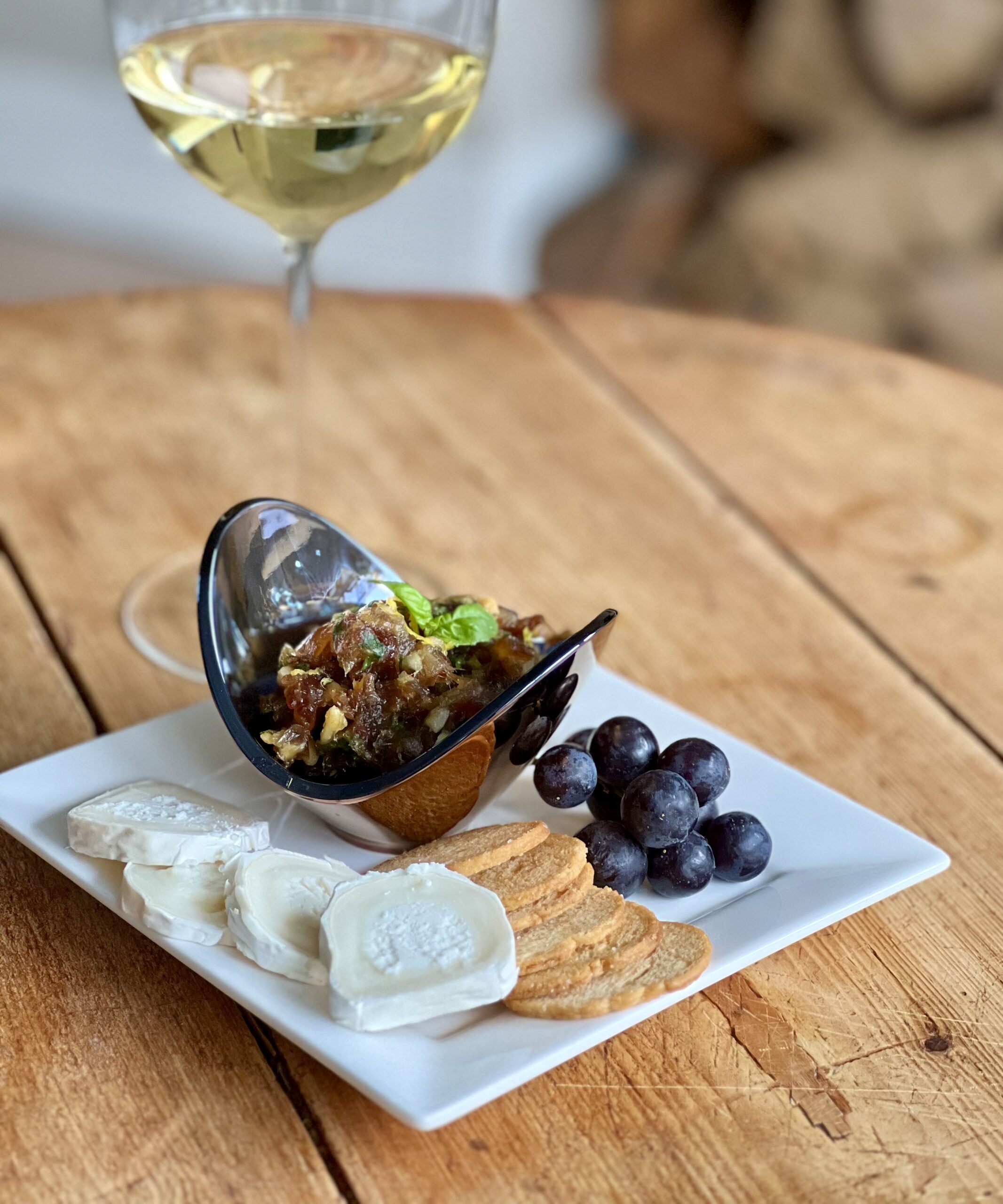 Medjoul Date Salsa for cheese boards