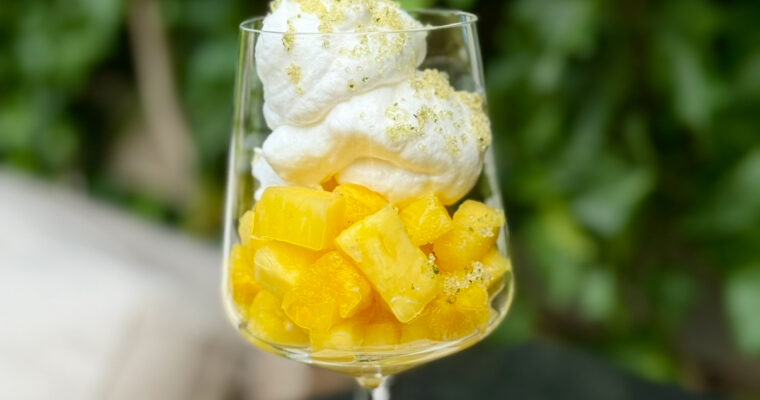 Pineapple & mint sugar